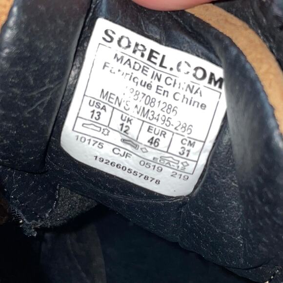 SOREL Madson Moc Toe Waterproof Boots in Elk Brown      Size: US 13 - Picture 7 of 8